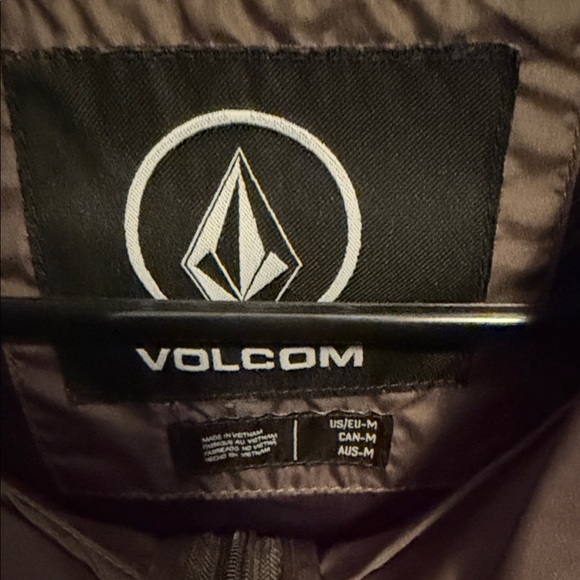 Volcom Men's Olive and Black Windbreaker - Picture 2 of 2